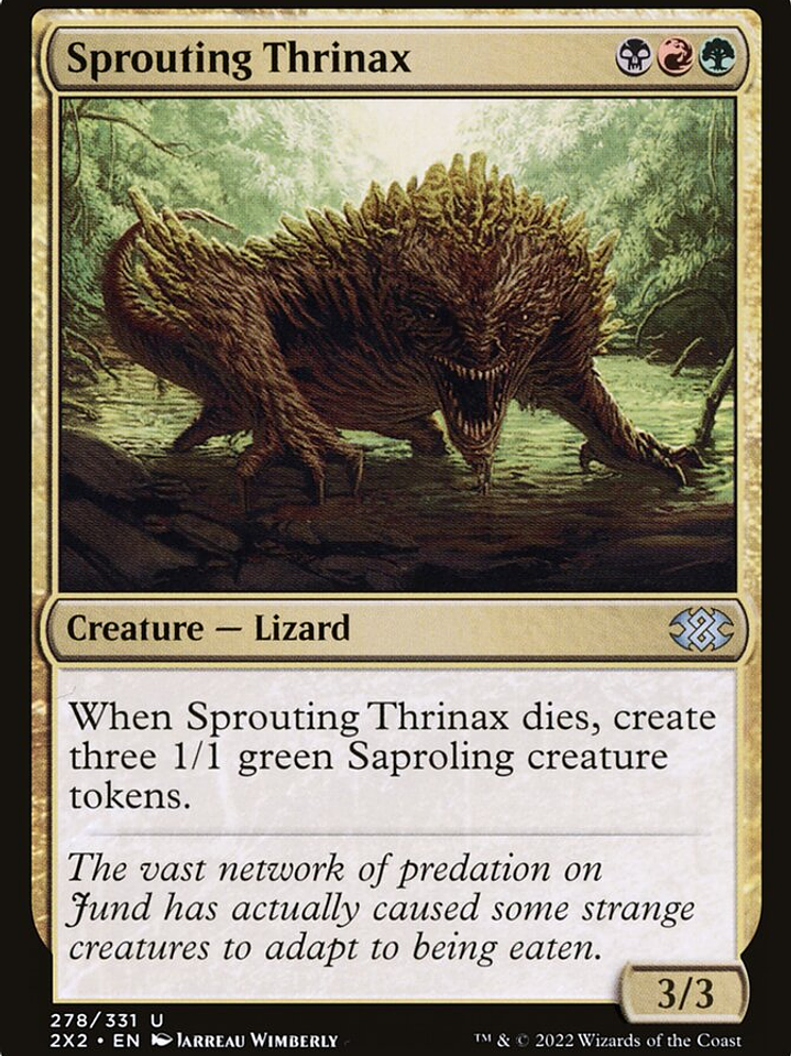 Sprouting Thrinax (Double Masters 2022) 1