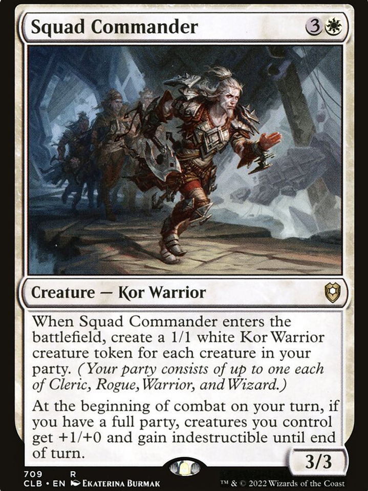 Squad Commander (Commander Legends: Battle for Baldur's Gate) 1