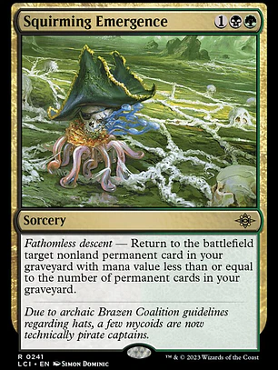 Squirming Emergence (The Lost Caverns of Ixalan)