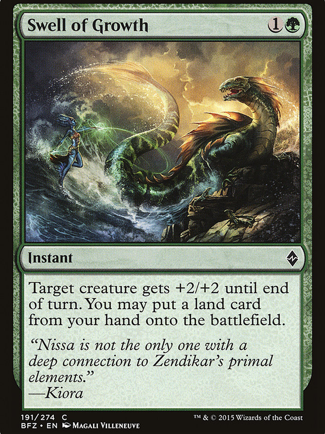 Swell of Growth (Battle for Zendikar) 1