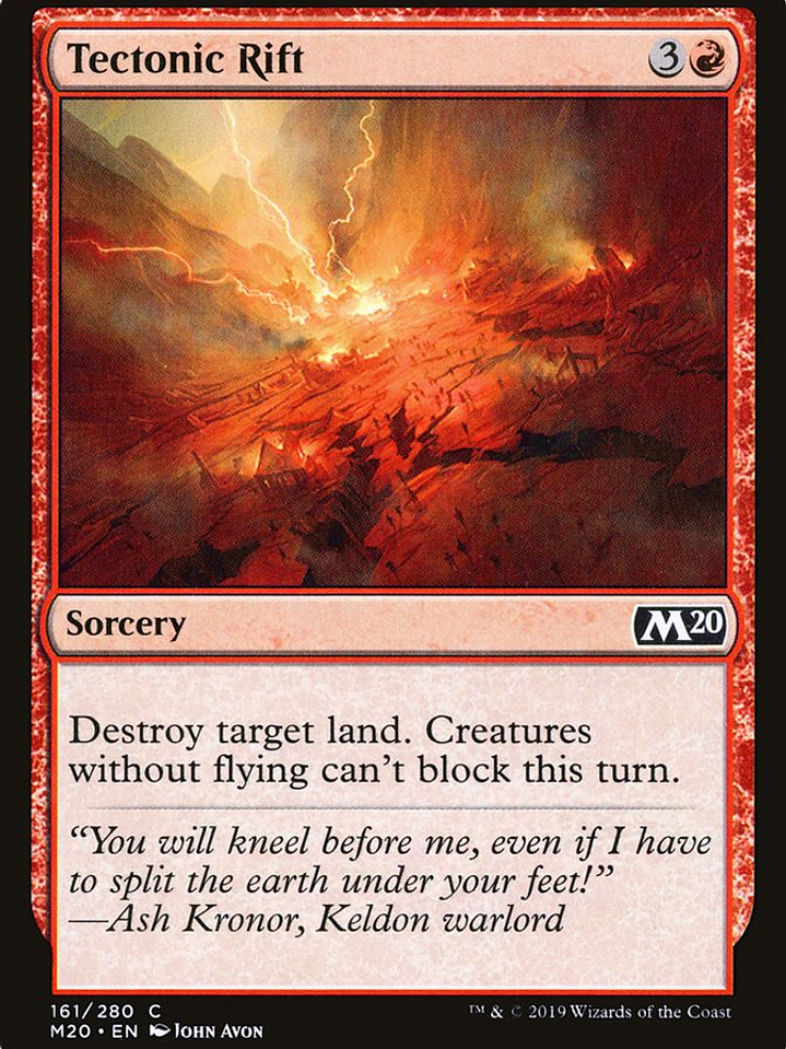 Tectonic Rift (Core Set 2020) 1