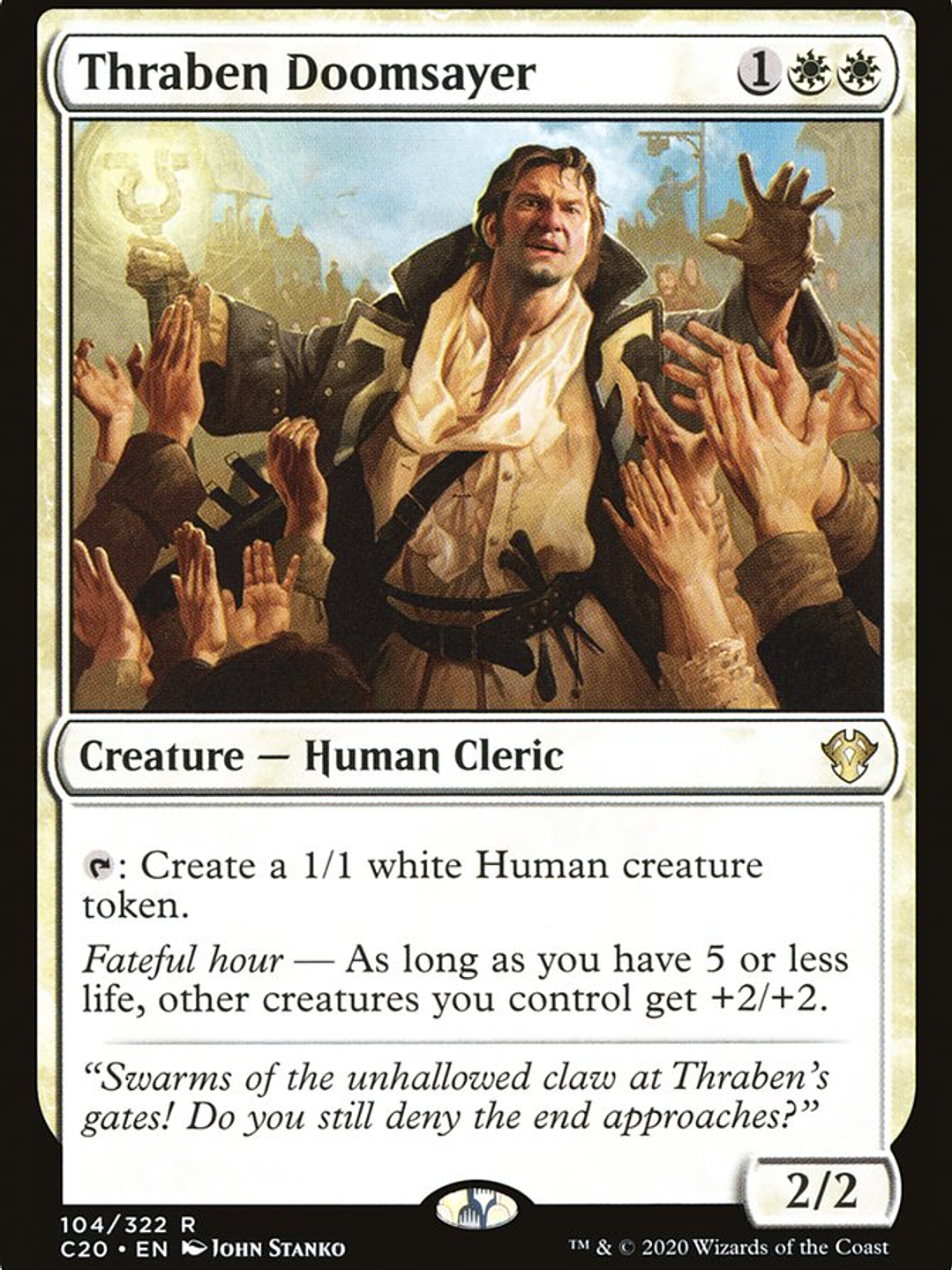 Thraben Doomsayer (Commander 2020) 1
