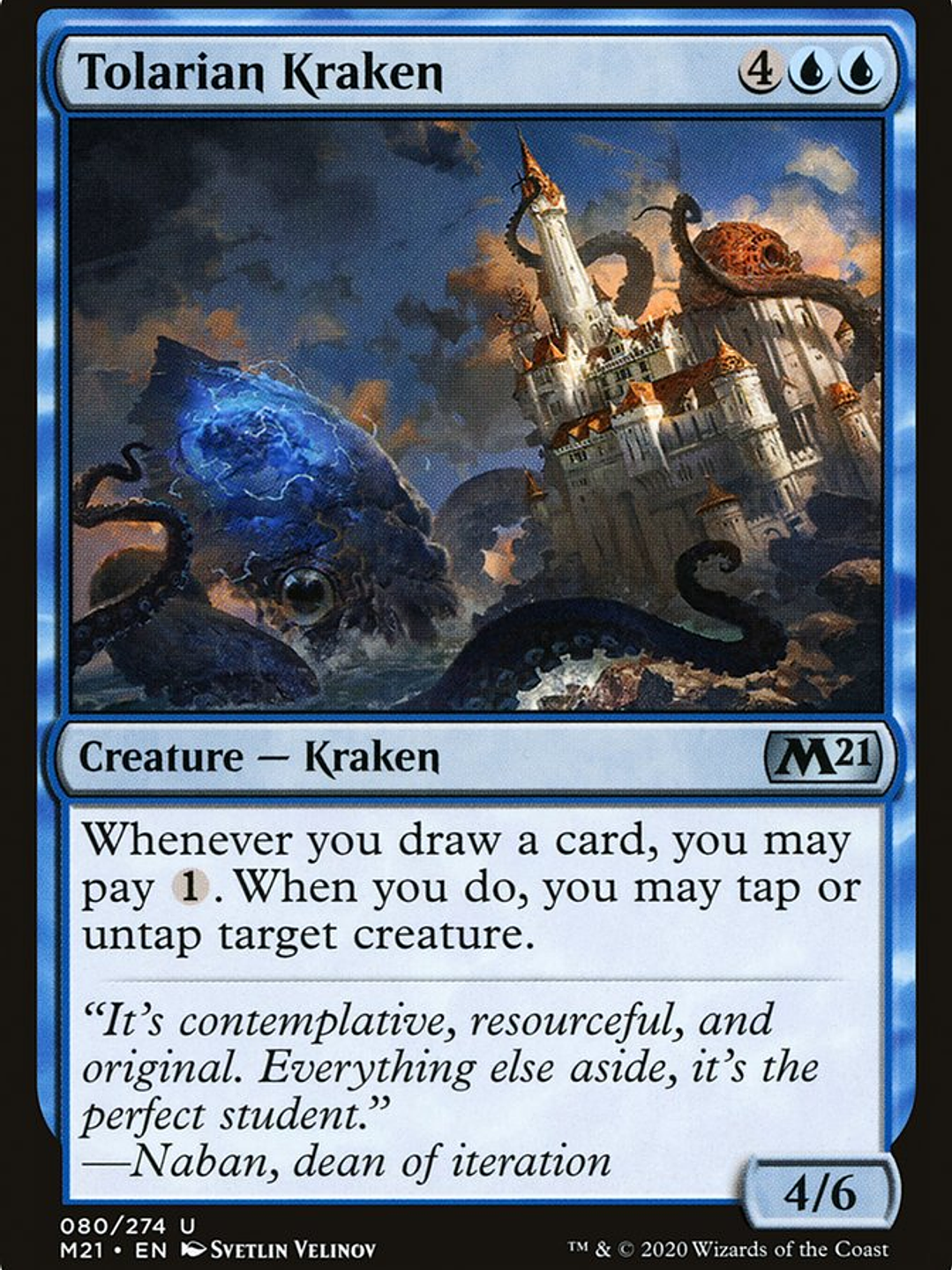 Tolarian Kraken (Core Set 2021) 1