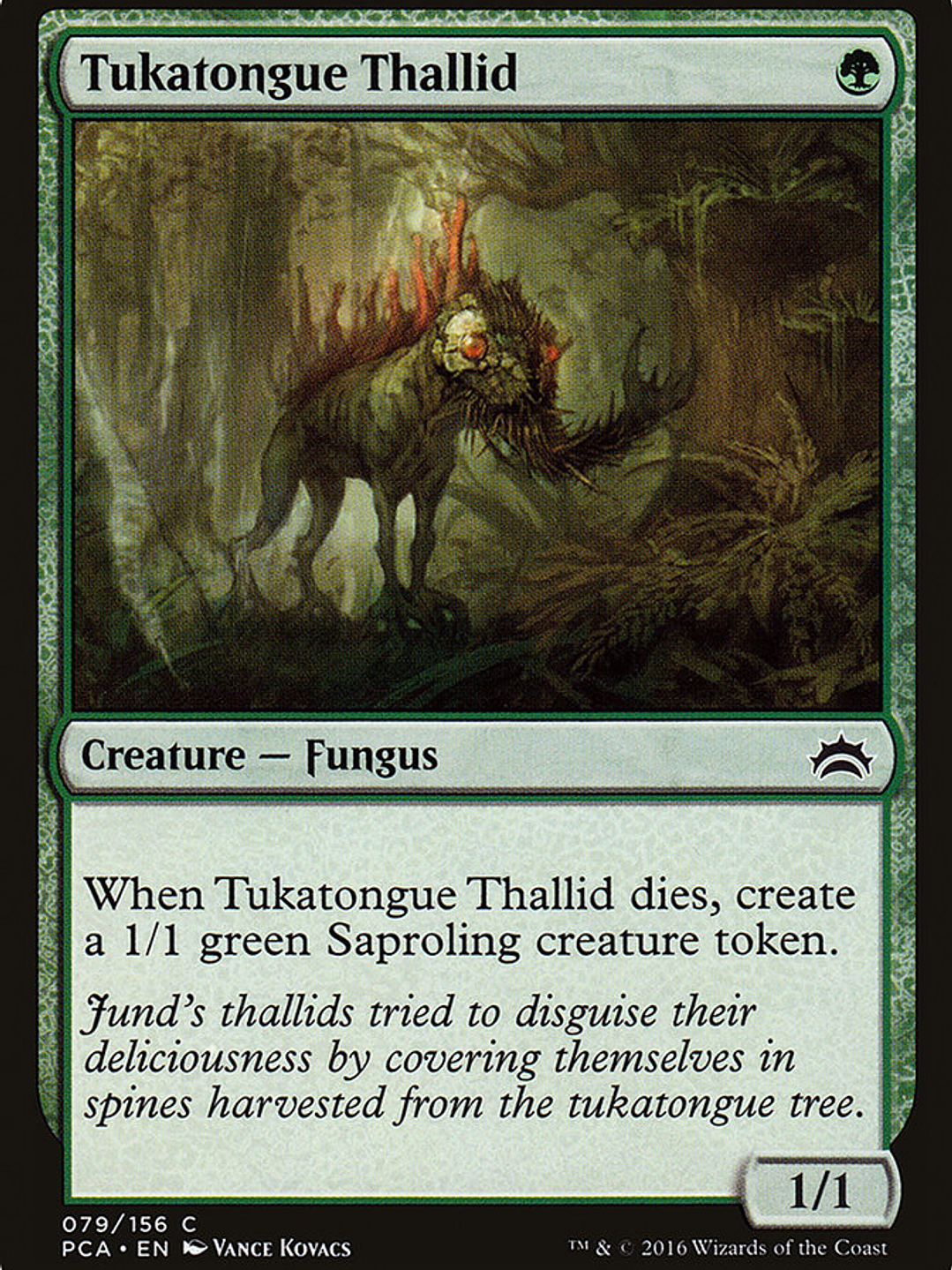 Tukatongue Thallid (Planechase Anthology) 1