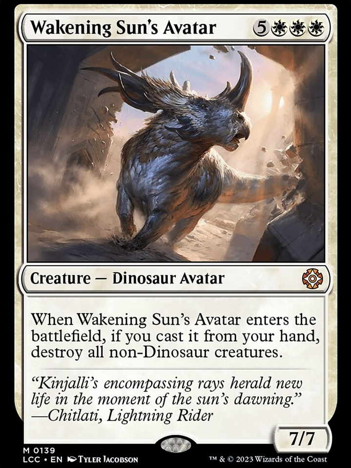 Wakening Sun's Avatar (The Lost Caverns of Ixalan Commander) 1