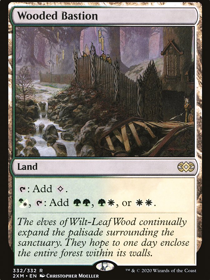 Wooded Bastion (Double Masters) 1