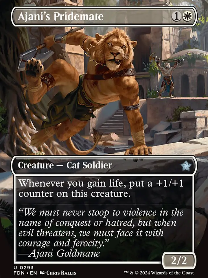 Ajani's Pridemate (Foundations) 1
