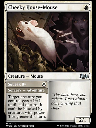 Cheeky House-Mouse // Squeak By (Wilds of Eldraine)