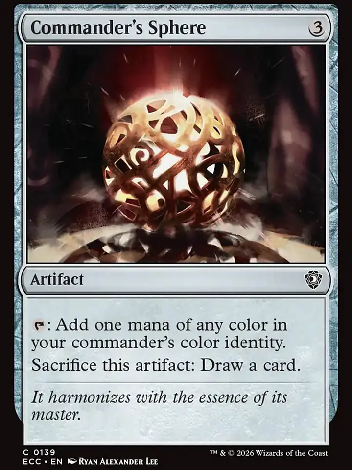 Commander's Sphere (Lorwyn Eclipsed Commander) 1