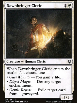 Dawnbringer Cleric (Commander Legends: Battle for Baldur's Gate)