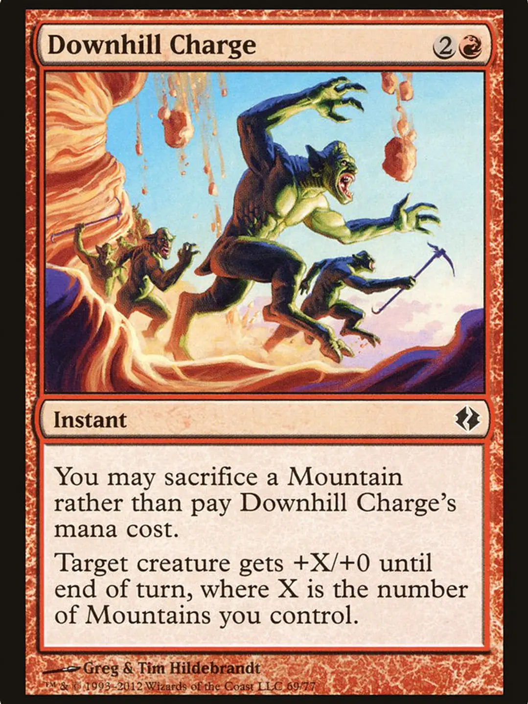 Downhill Charge (Duel Decks: Venser vs. Koth) 1