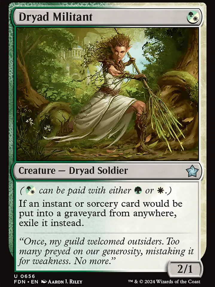 Dryad Militant (Foundations) 1