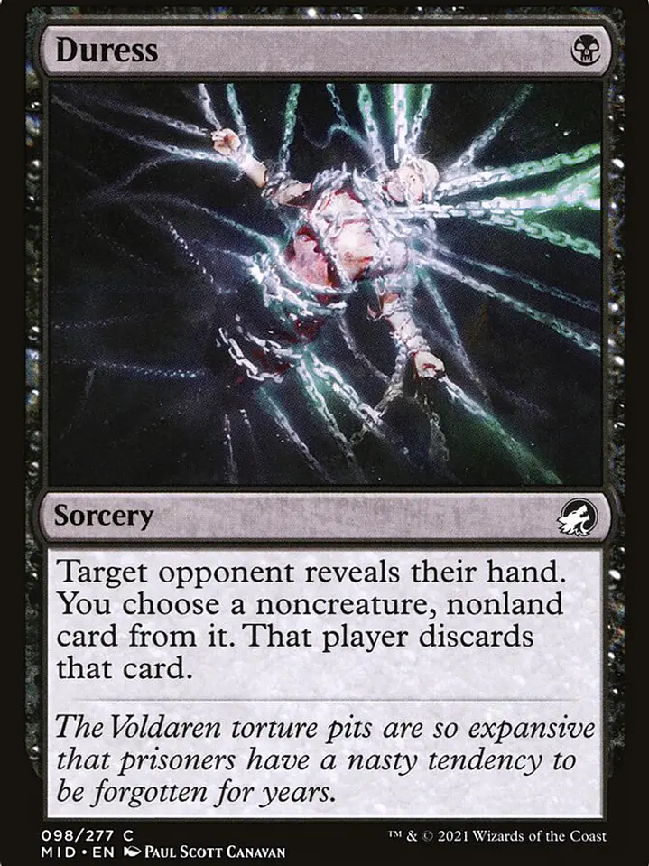 Duress (Innistrad: Midnight Hunt) 1