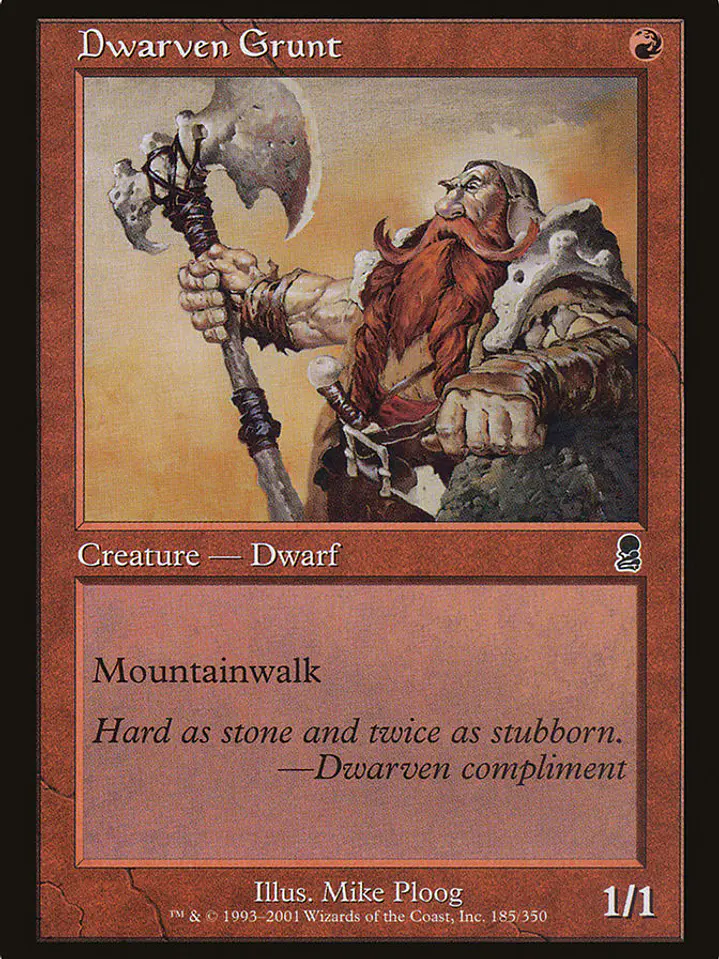 Dwarven Grunt (Odyssey) 1