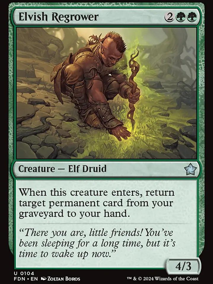 Elvish Regrower (Foundations) 1