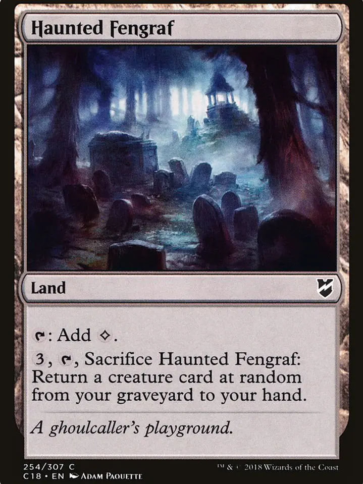 Haunted Fengraf (Commander 2018) 1