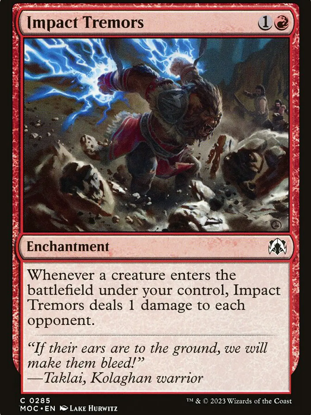 Impact Tremors (March of the Machine Commander) 1