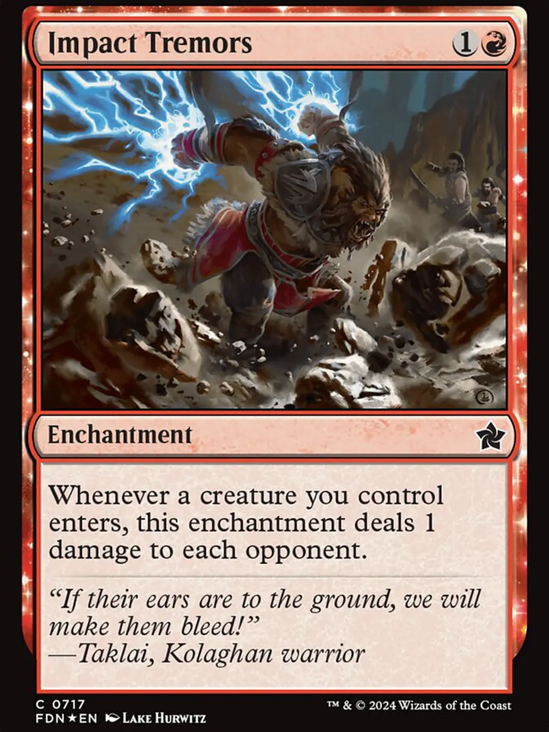 Impact Tremors (Foundations) 1