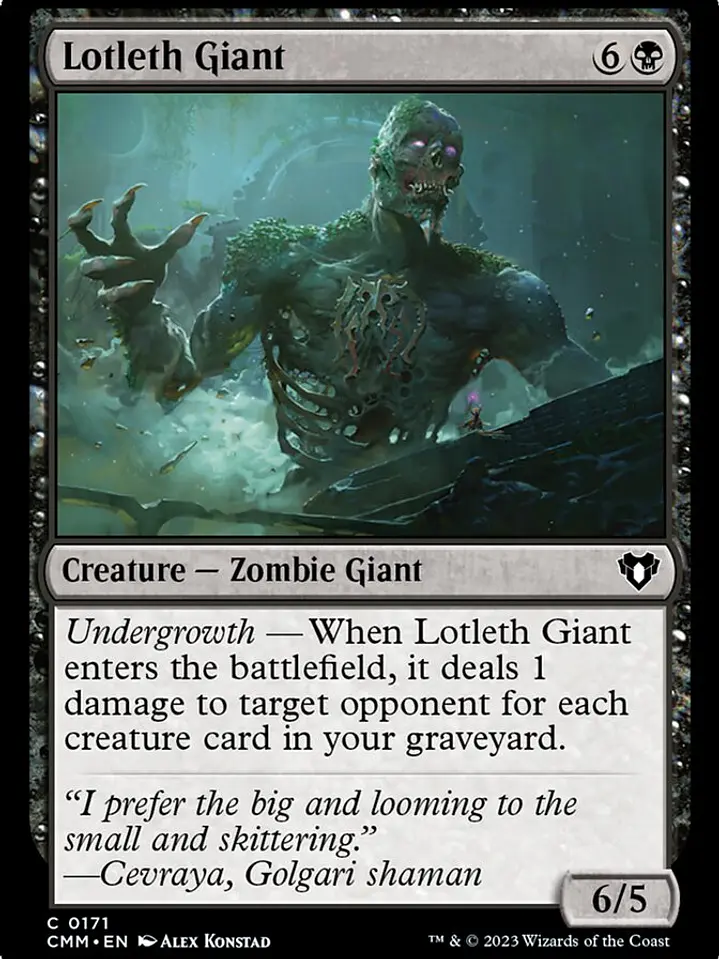 Lotleth Giant (Commander Masters) 1