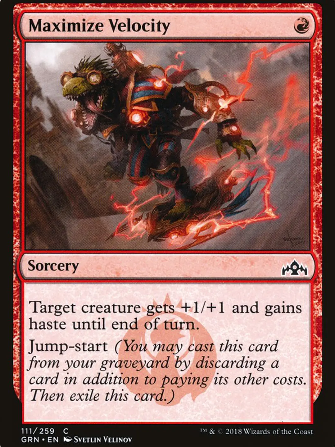 Maximize Velocity (Guilds of Ravnica) 1