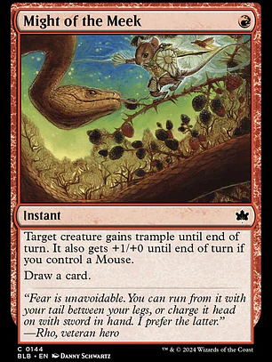 Might of the Meek (Bloomburrow)
