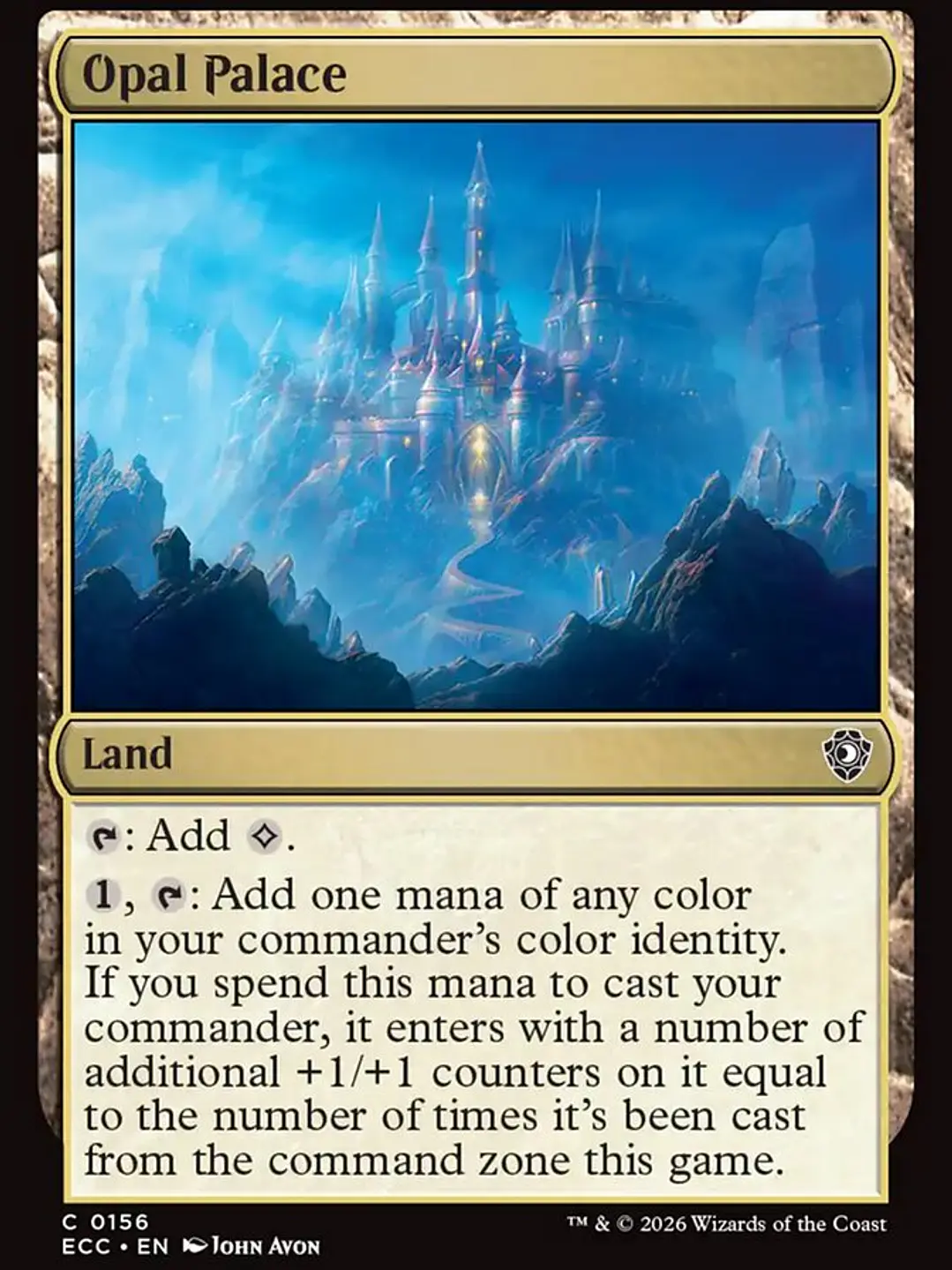 Opal Palace (Lorwyn Eclipsed Commander) 1