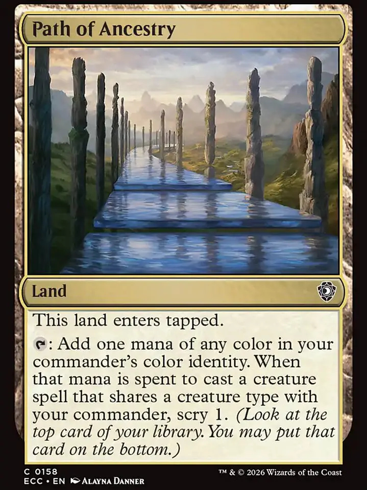 Path of Ancestry (Lorwyn Eclipsed Commander) 1