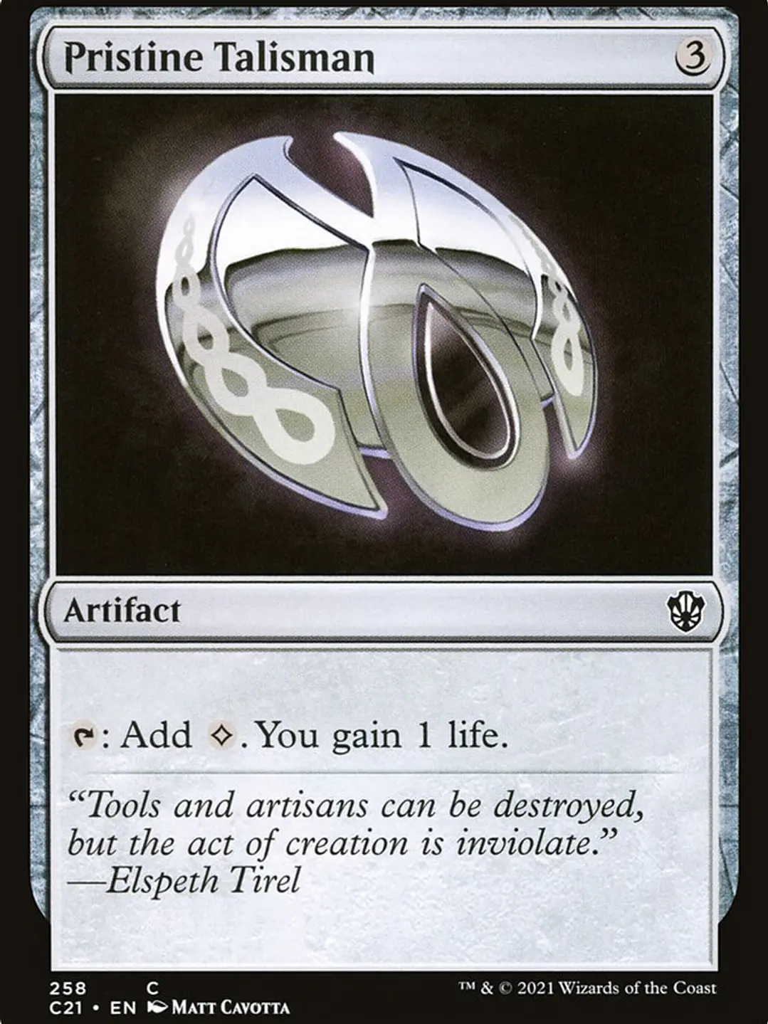 Pristine Talisman (Commander 2021) 1