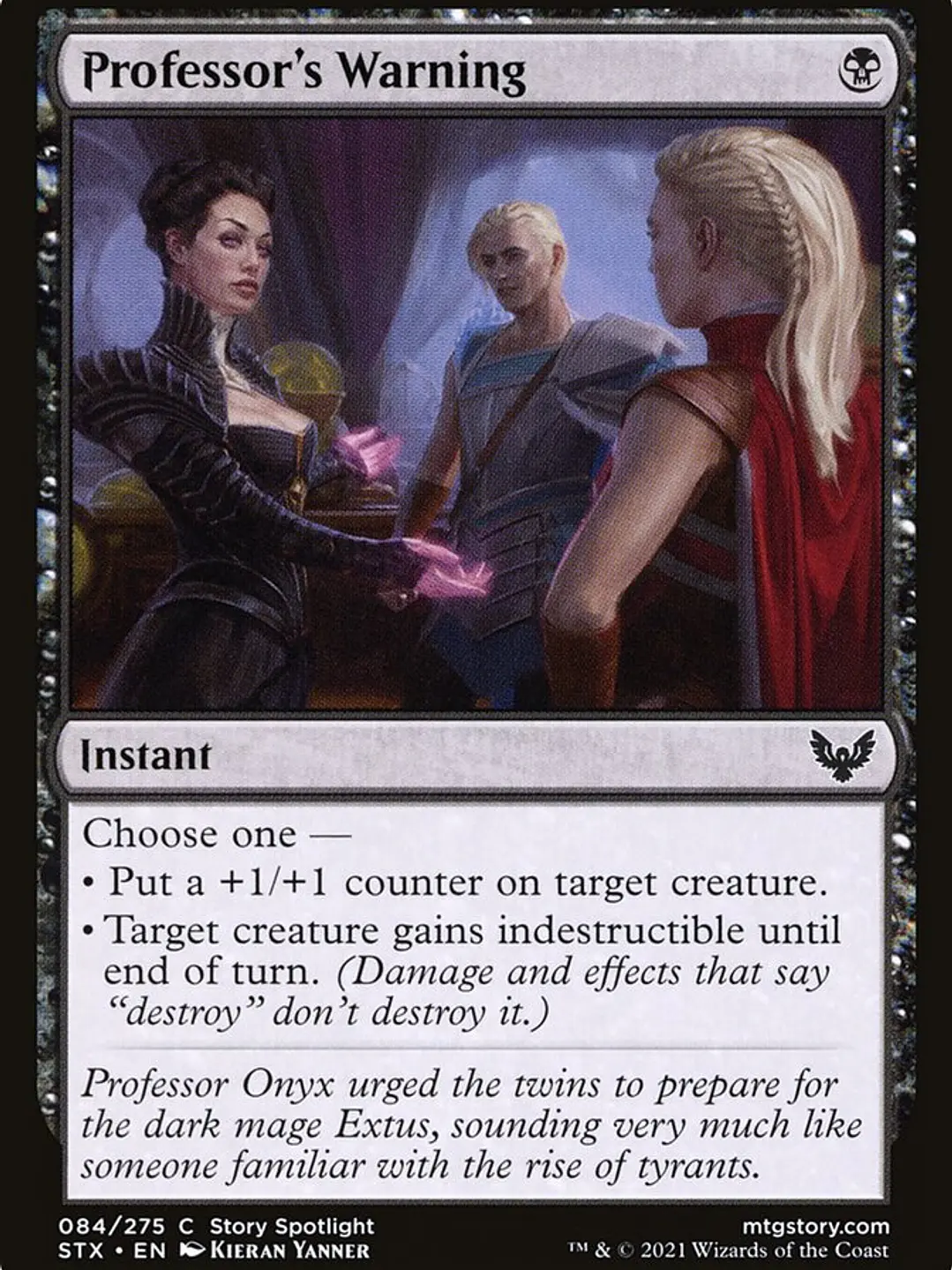 Professor's Warning (Strixhaven: School of Mages) 1