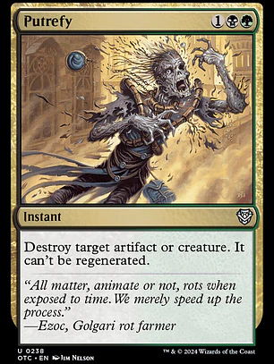 Putrefy (Outlaws of Thunder Junction Commander)