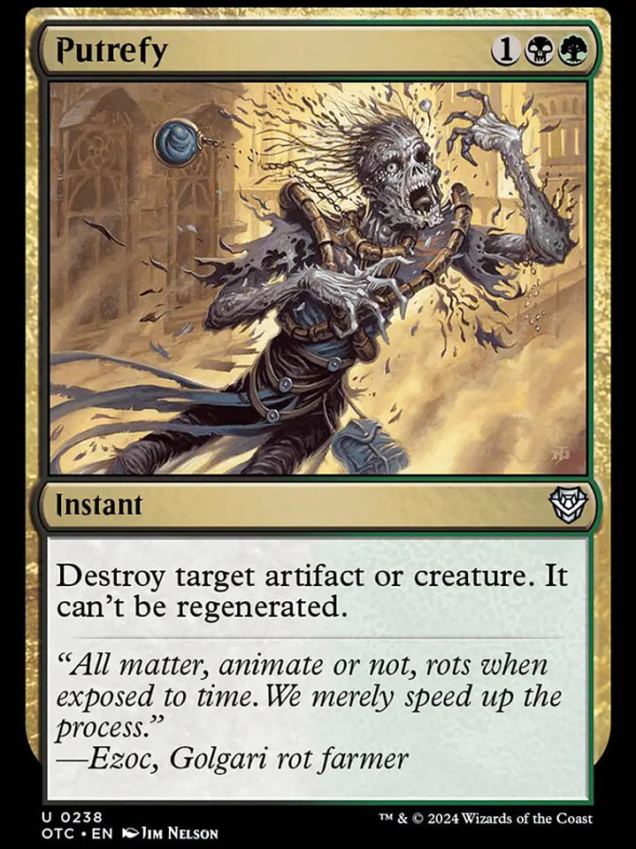 Putrefy (Outlaws of Thunder Junction Commander) 1
