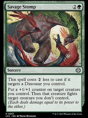 Savage Stomp (The Lost Caverns of Ixalan Commander)