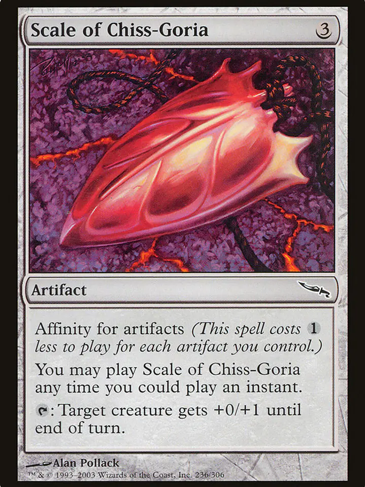 Scale of Chiss-Goria (Mirrodin) 1