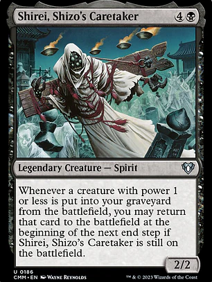 Shirei, Shizo's Caretaker (Commander Masters)