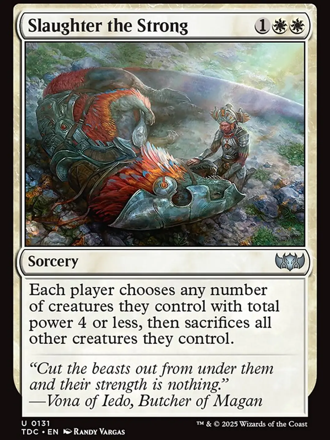 Slaughter the Strong (Tarkir: Dragonstorm Commander) 1