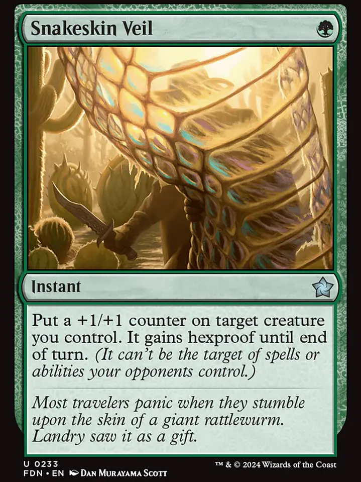 Snakeskin Veil (Foundations) 1