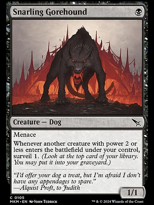 Snarling Gorehound (Murders at Karlov Manor)