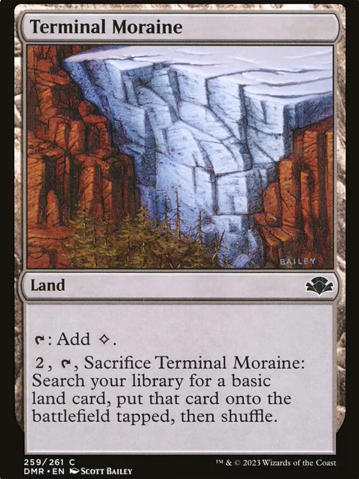 Terminal Moraine (Dominaria Remastered) 1