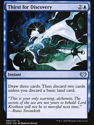 Thirst for Discovery (Innistrad: Crimson Vow)