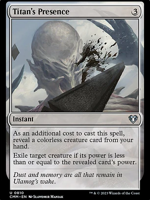 Titan's Presence (Commander Masters)