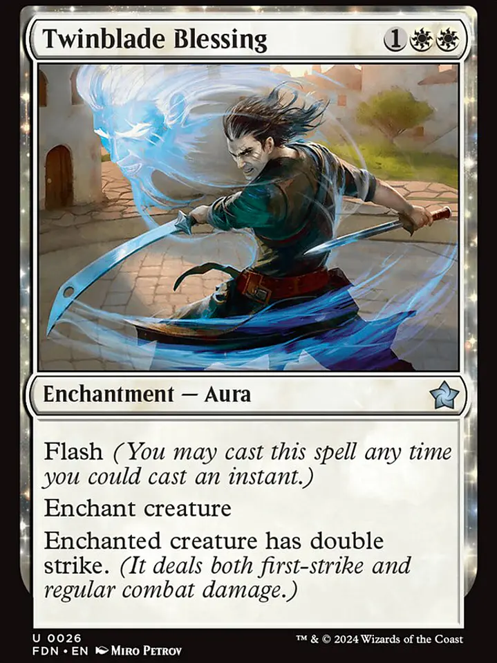 Twinblade Blessing (Foundations) 1