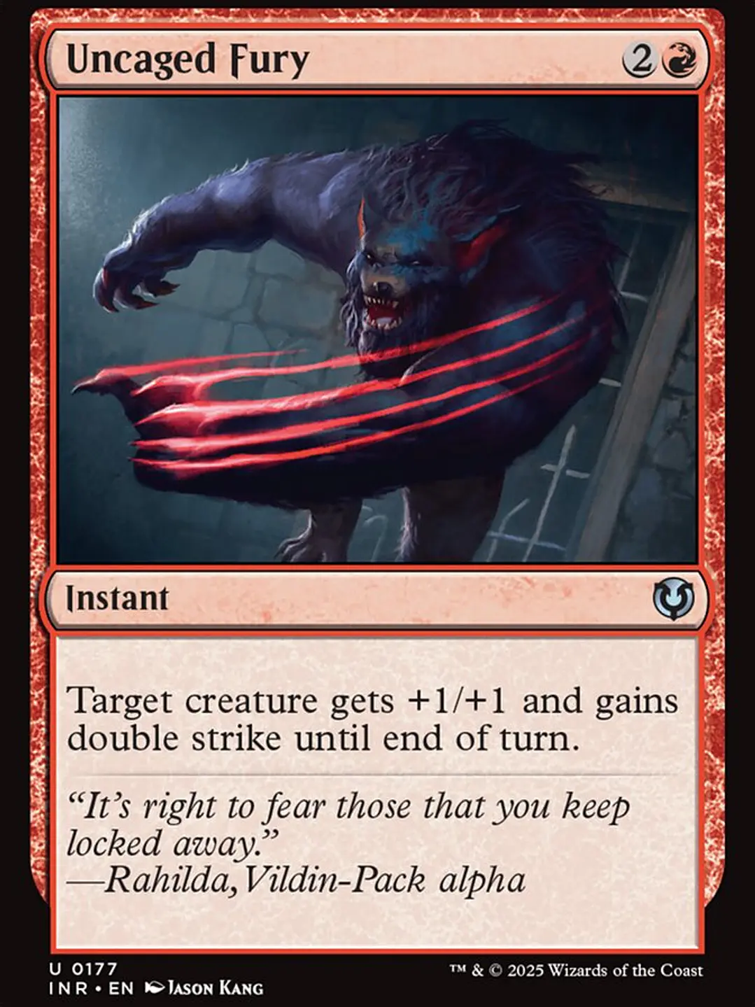 Uncaged Fury (Innistrad Remastered) 1