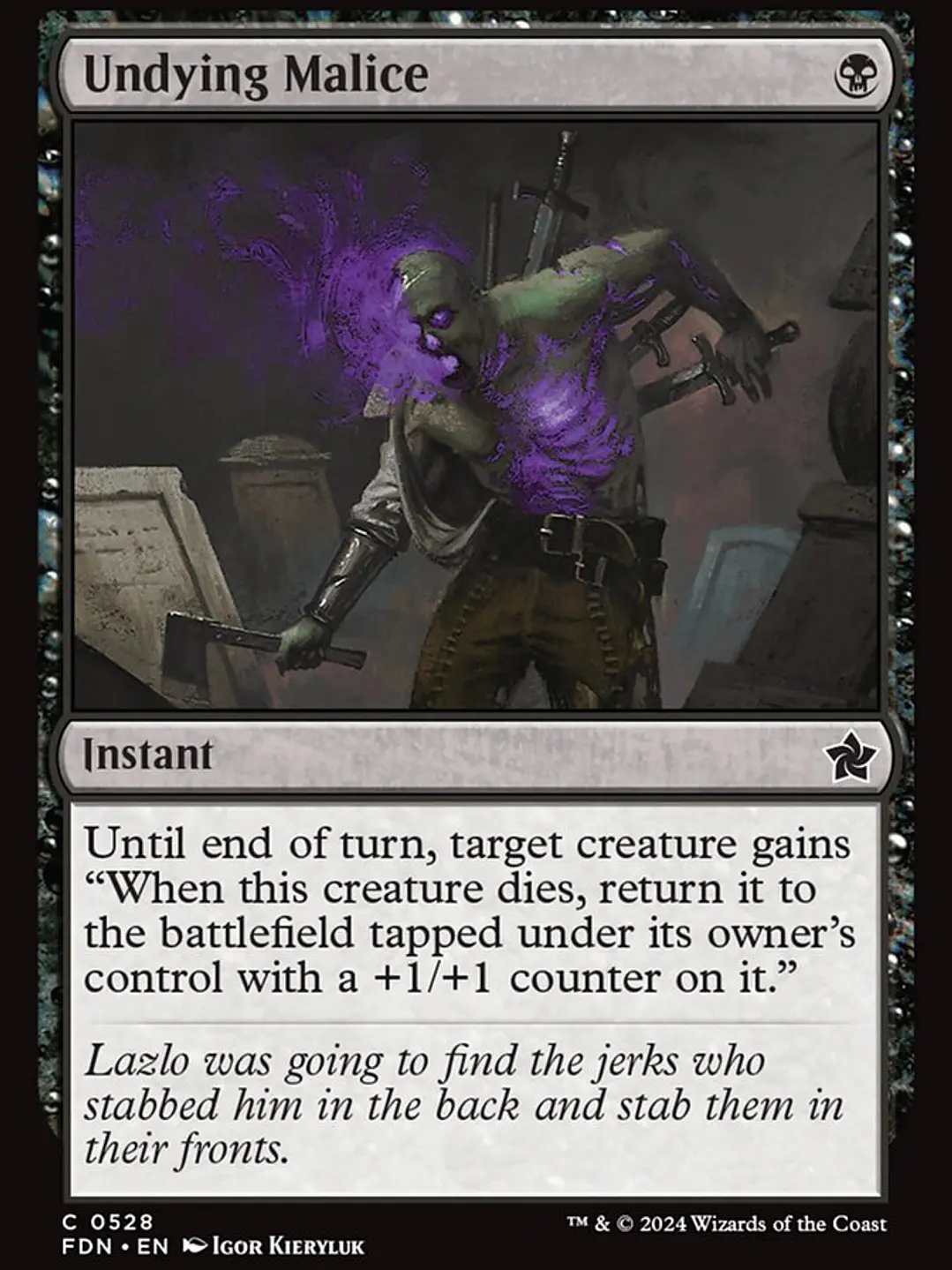 Undying Malice (Foundations) 1