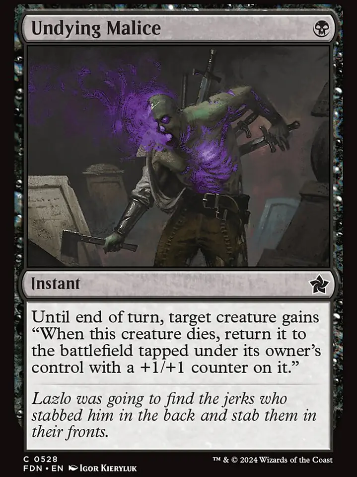 Undying Malice (Foundations) 1