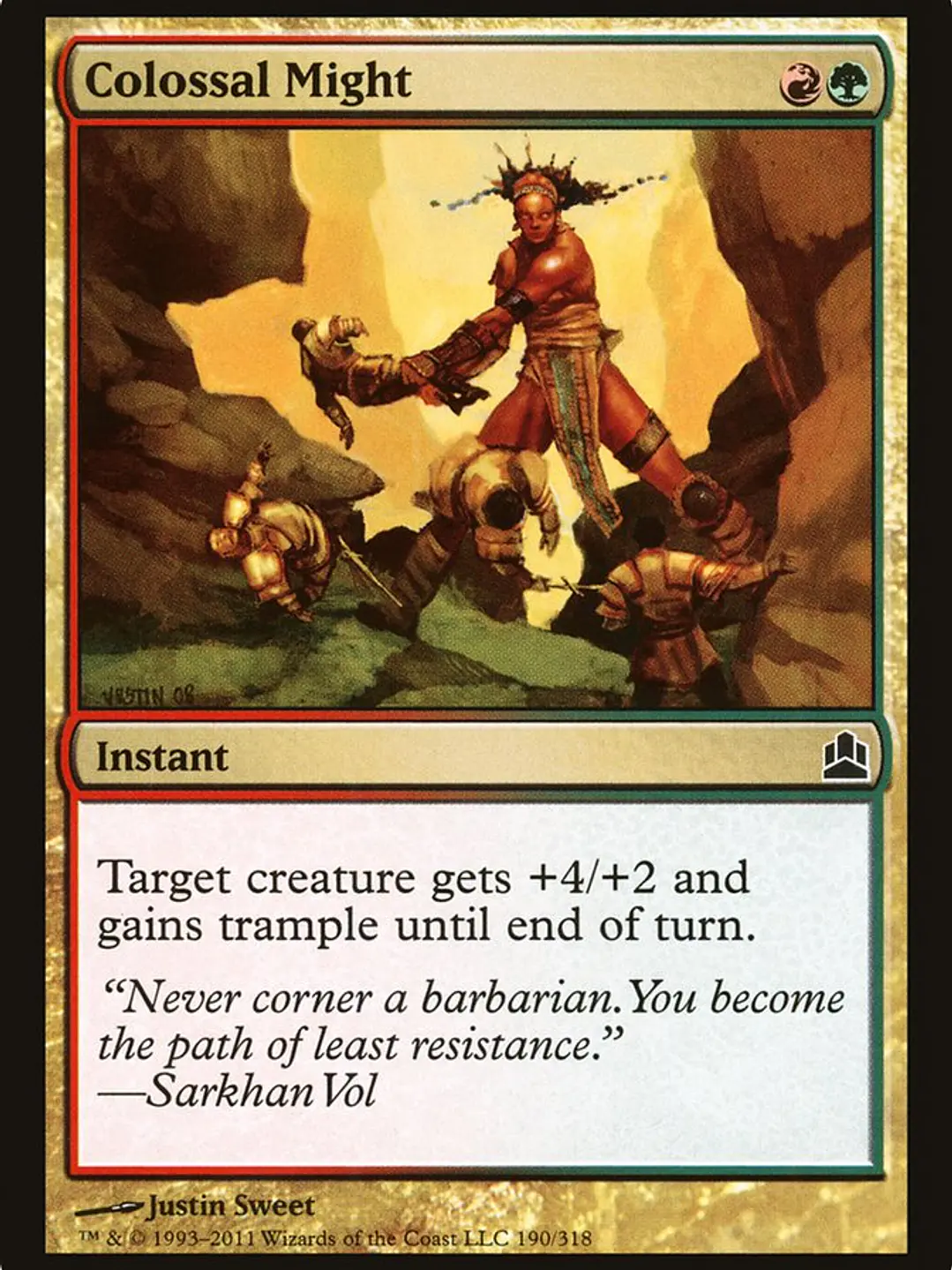 Colossal Might (Commander 2011) 1