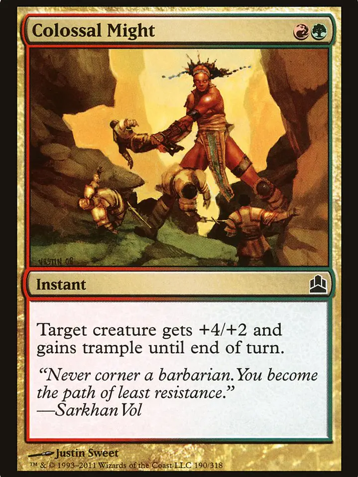 Colossal Might (Commander 2011) 1