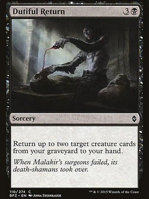 Dutiful Return (Battle for Zendikar)