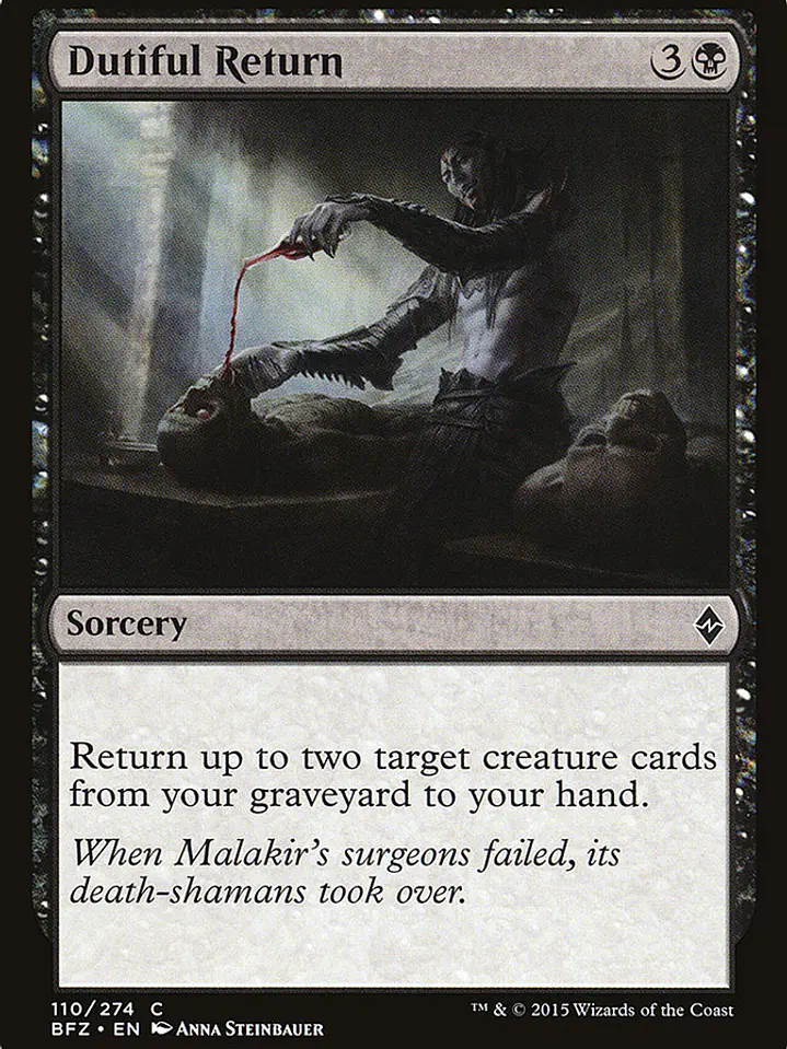 Dutiful Return (Battle for Zendikar) 1