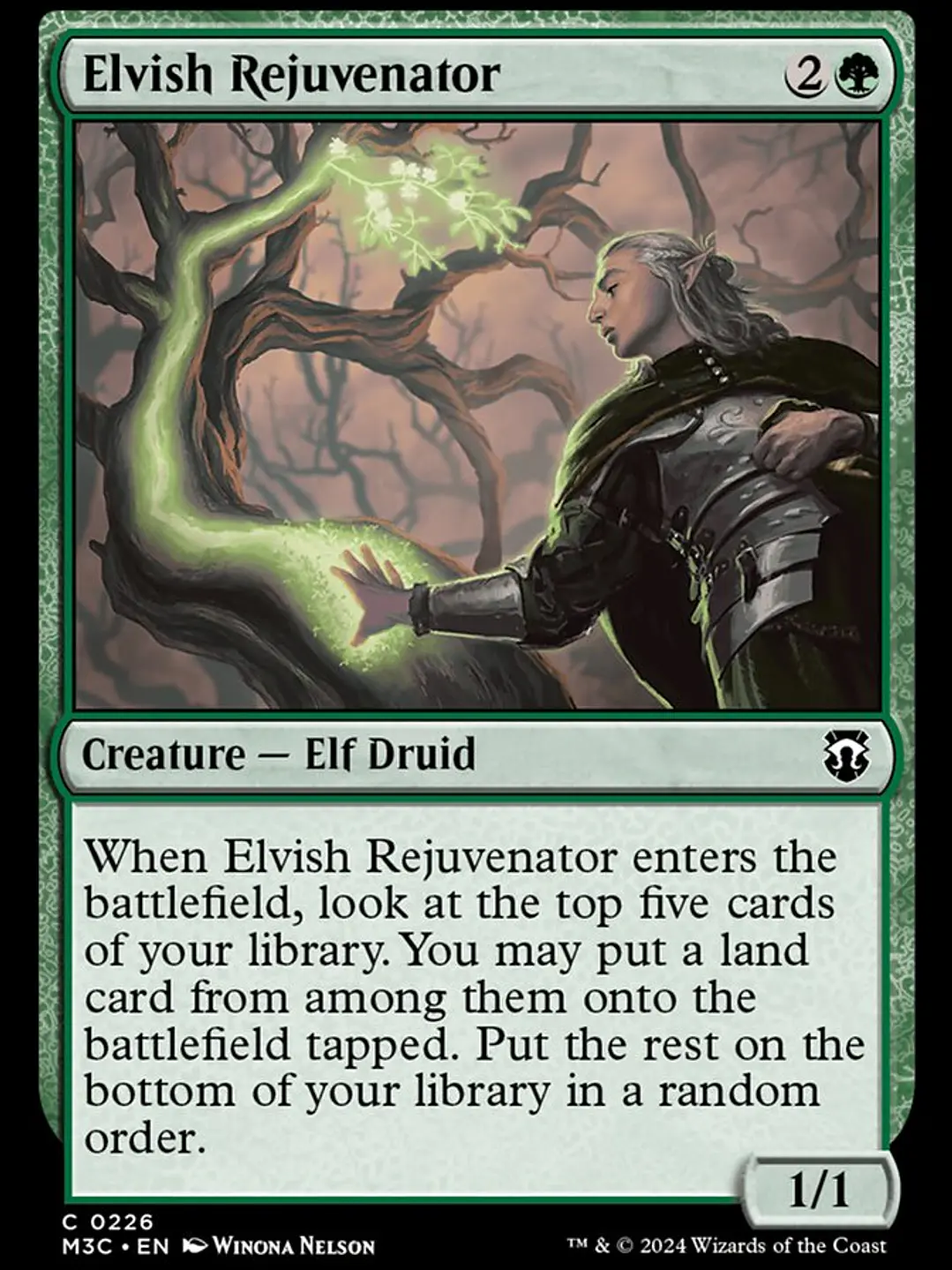 Elvish Rejuvenator (Modern Horizons 3 Commander) 1