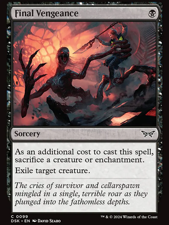 Final Vengeance (Duskmourn: House of Horror) 1